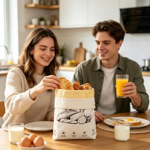 Almacenar pan y frutas en la cocina o camping con este conservador 3