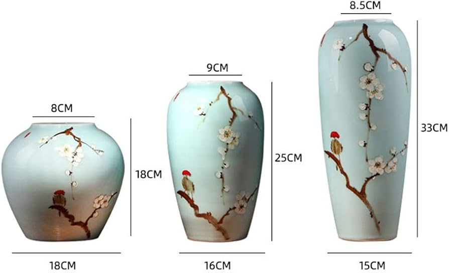 Amazon.co.jp: 素朴なスタイルの装飾が施された花瓶 梅柄花瓶 Amazon.co.jp: 素朴なスタイルの装飾が施された花瓶 梅柄花瓶