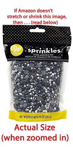 Wilton Metallic Stars Sprinkle Mix, 10 Ounce Net Weight #TOP1