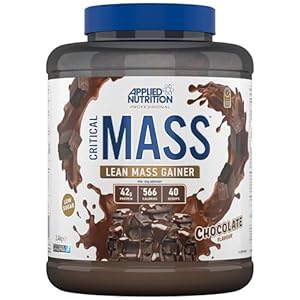Applied Nutrition Critical Mass Professional – Weight Gain Protein Powder, High Calorie Weight Gainer, Lean Mass (2.4kg – 16 Servings) (Chocolate)