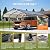 Metal Carport, Outdoor Car Shelter All Weather, Heavy Duty Outdoor Galvanized Garage Tent for Car Boat Truck Equipment and SUV, Easy Assembly, Black (12x20 FT)