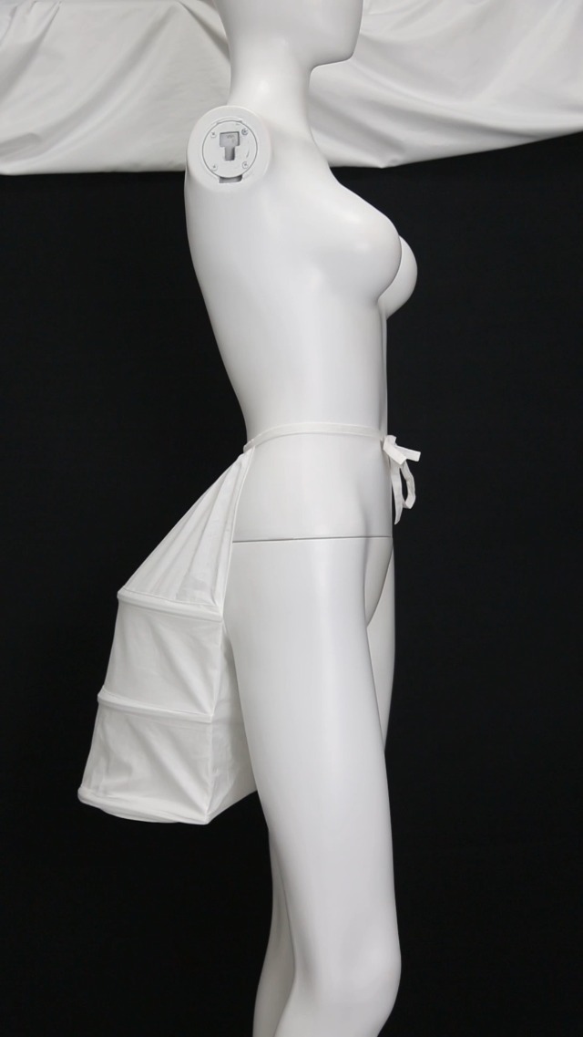 MYAYD Small Petticoat Pannier Hoop Crinoline Cage Buttocks Hip Bustle for Gown  Victorian Dress White at Amazon Women's Clothing store
