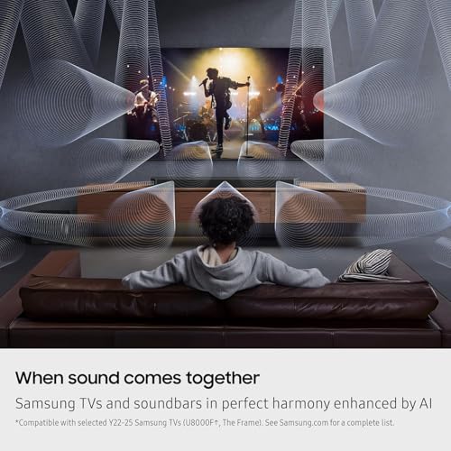 Image of SAMSUNG Soundbar HW-Q930F /ZF 2025 - Dolby Atmos Wireless, Q-Symphony, 9.1.4 channels, SpaceFit Sound Pro and compatible with voice assistants