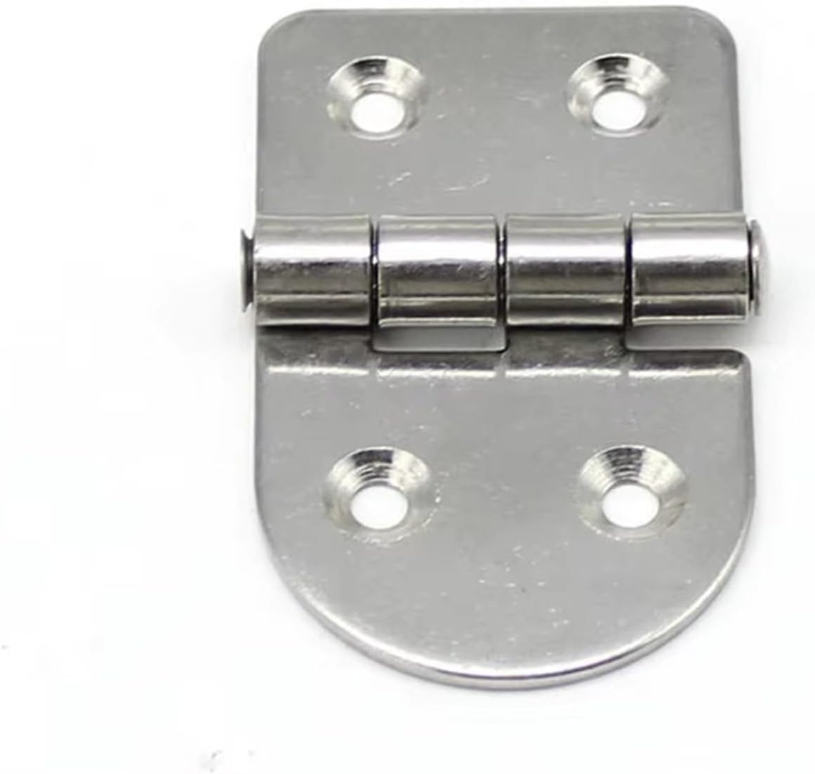 Circular Hinge with Hole Large Elbow Half 304 Stainless Steel Cabinet Door Connector 1Pcs