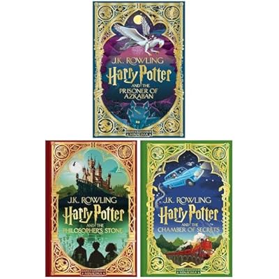 Harry Potter MinaLima Edition 3 Books Collection Set