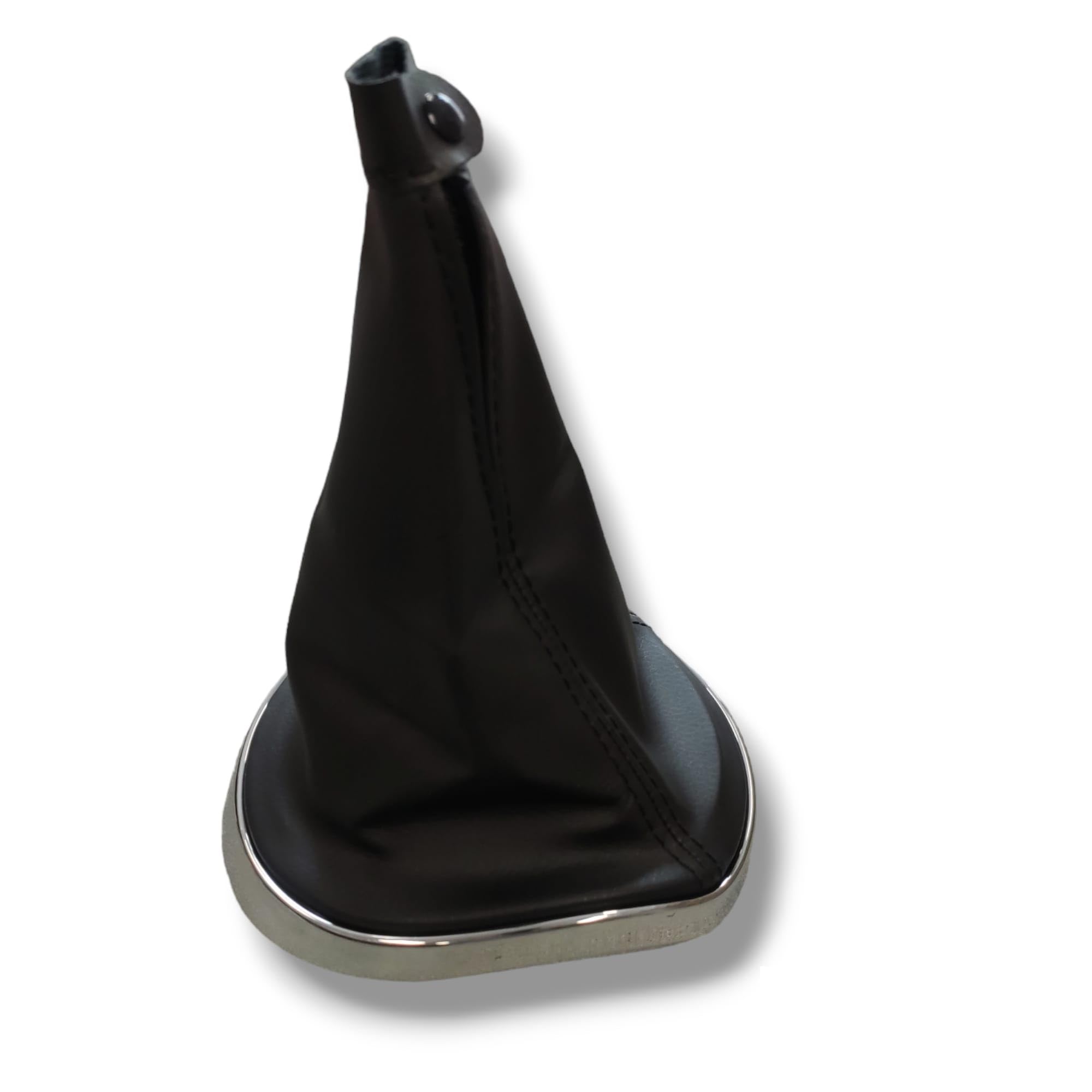Car Passion Cuffia Leva Cambio Manuale con Ghiera Plastica Esterna Cromata Compatibile con LANCIA YPSILON (843) dal 2003 al 2011 Set Completo Ricambio Auto