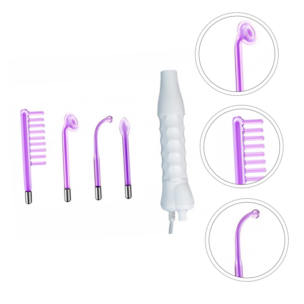 Instrumento de Belleza de Alta Frecuencia Eléctrico Blanco