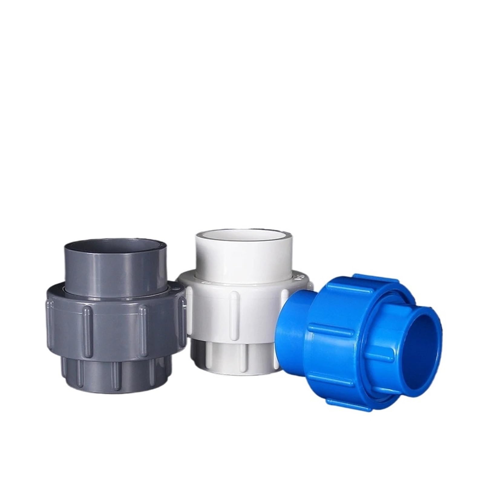 Generisch PVC Union Connector Aquarium Tank Wasserversorgung Rohr Buchse Kupplung Gelenke Gartenbewässerung Armaturen 5 Teile/los Innendurchmesser 20~40mm(Blue,Inner Dia 40mm)