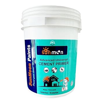 SunMoon Advanced Universal Cement Interior/Exterior Wall Primer (4 Liters)