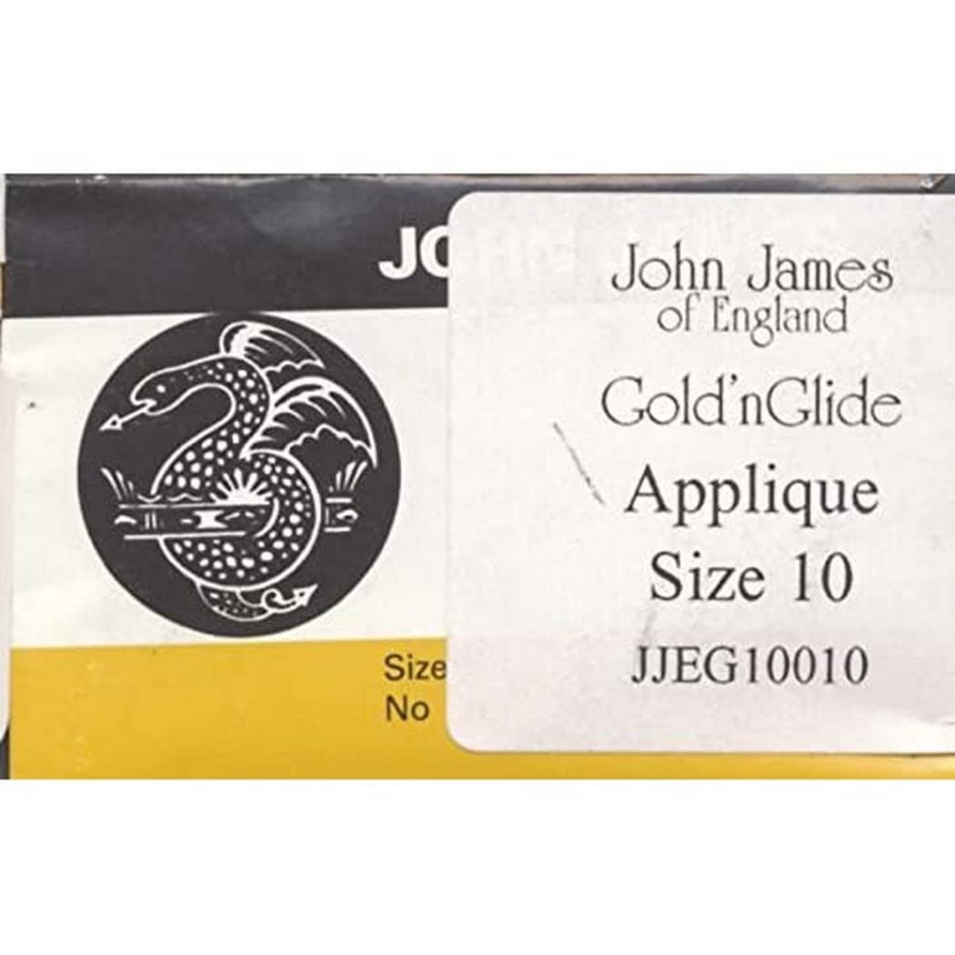 Colonial Needle Gold'n Glide Applique Hand Needles, Size 10, 10/pkg