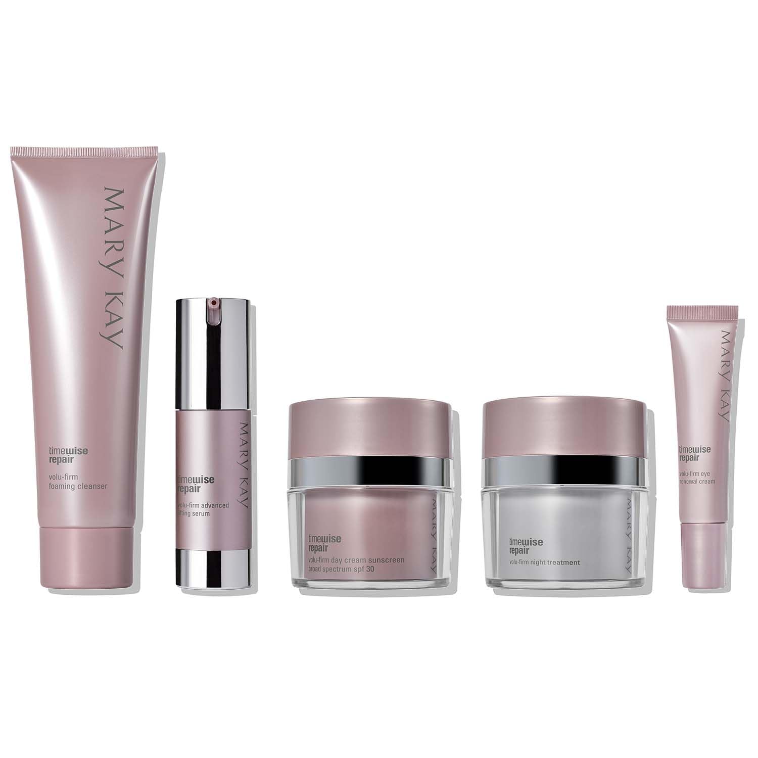 New Mary Kay TimeWise Repair Volu-Firm 5 Product Set Adv Skin Care Full Size (Large)