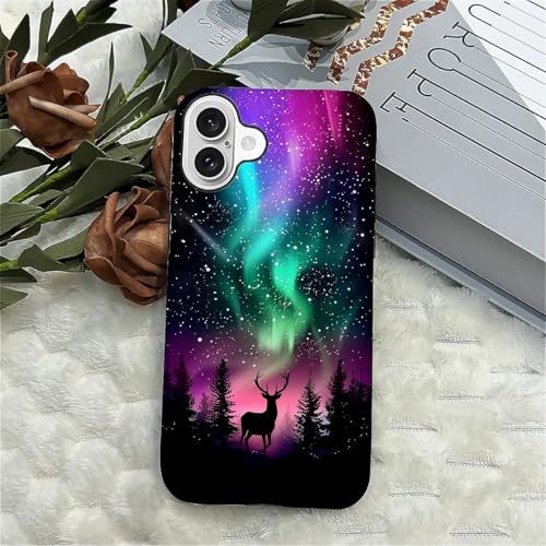 Coque iPhone 16 Plus cerf évite rayures protection hybride