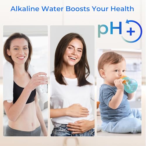Image of Waterdrop TK-AD-FS Alkaline Gravity Water Filter System, Increase PH, Reduces Fluoride and Chlorine, with 4 Filters and Metal Spigot for Home, Camping, Travel, Emergencies, 2.25G