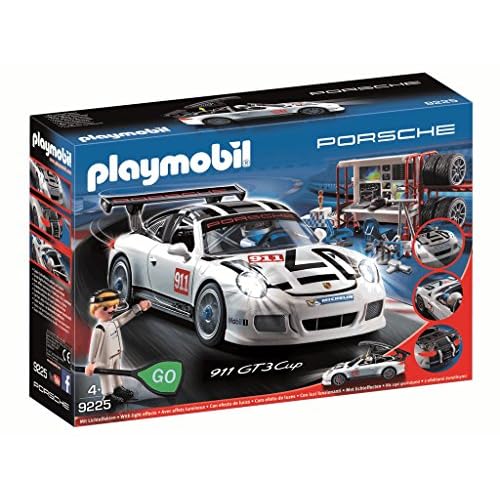 PLAYMOBIL Porsche 9225 Porsche 911 GT3 Cup, ab 4 Jahren inkl. Lichteffekten und viel Zubehör