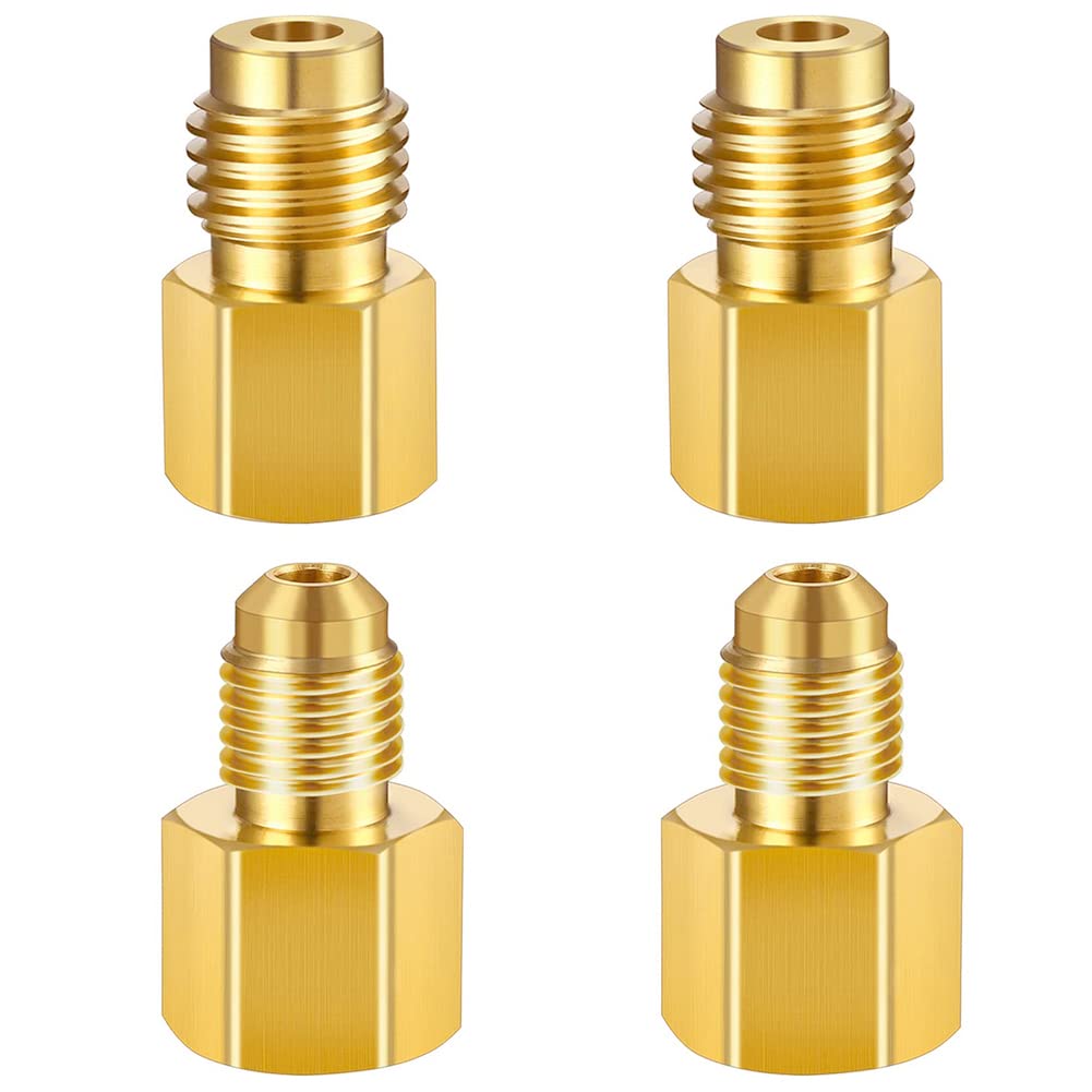 Buy Joywayus 6015 R134A Brass Refrigerant Tank Adapter to R12 Fitting
