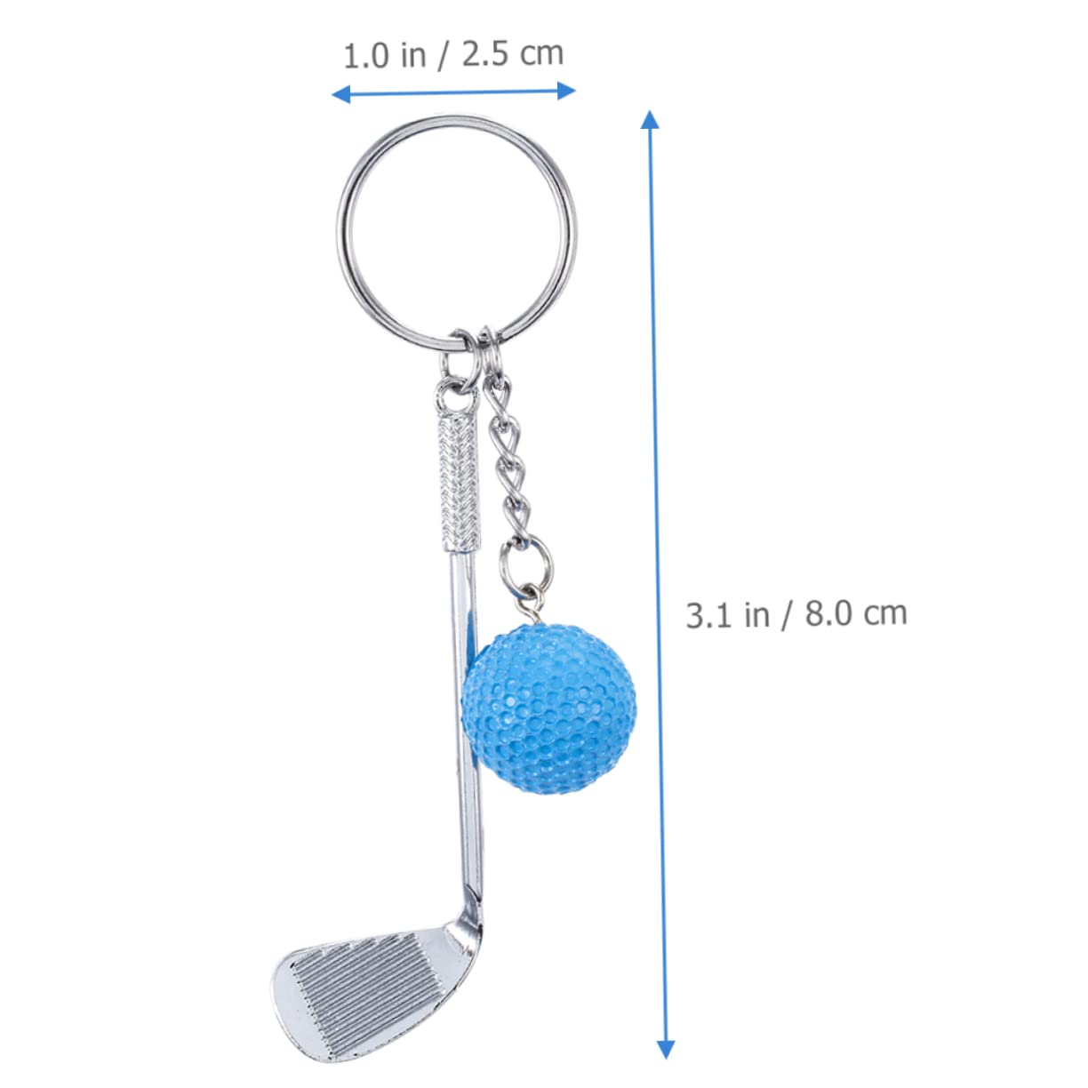 15 Piezas llavero golf para amante del golf llaveros de de de pelota de Accesorio de deportes s creativos de coche el plastico