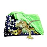 Reptile Sleeping Bag, Bearded Dragon Accessories, Bearded Dragon Bed with Pillow and Blanket, Lizard...