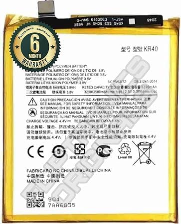Image of KR40 Battery for Motorola One Vision XT1970-1 / P50 Battery with 6 Month Warranty**** (Z183)