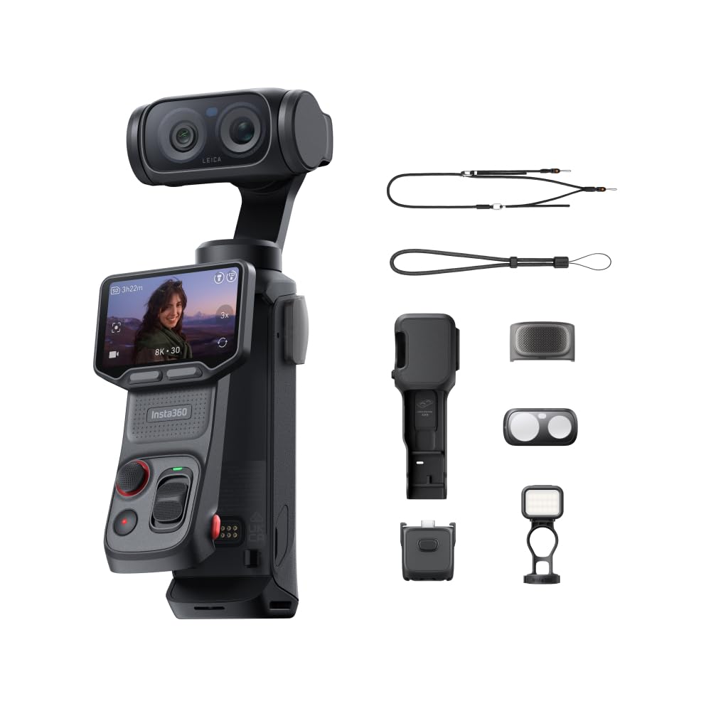 Insta360 Luna Ultra Fülllicht-Bundle - 8K Vlogging-Kamera, Leica Objektive