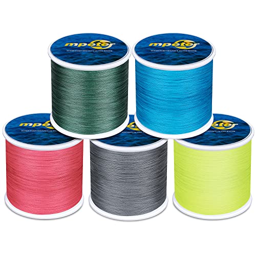mpeter 9 Strands 8 Strands 4 Strands Armor Braided Fishing Line, 100/300/500/1000 Meters Abrasion Resistant Braided Lines, High Sensitivity and Zero Stretch, with Smaller Diameter - Image 5