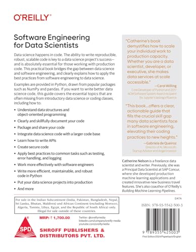 Software Engineering for Data Scientists: From Notebooks to Scalable Systems (Grayscale Indian Edition) - Image 2