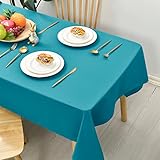 Acabado de primera calidad: nuestros manteles están finamente elaborados. El dobladillo está diseñado con bordes doblados y costuras finas para garantizar un aspecto elegante y sin hilos sueltos.