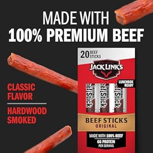 Jack-Links-Beef-Sticks-Original--Protein-Snack-Meat-Stick-with-6g-of-Protein-Made-with-100-Beef-Individually-Wrapped-Beef-Snack-Sticks--092-Oz-20-Count - Cucciolini Doodles   Jack-Links-Beef-Sticks-Original--Protein-Snack-Meat-Stick-with-6g-of-Protein-Made-with-100-Beef-Individually-Wrapped-Beef-Snack-Sticks--092-Oz-20-Count