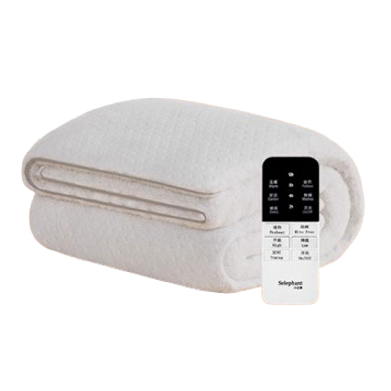 BlissbuiltElectric Blanket,Heated Fitted Mattress Underblanket With 4 Timer And 5 Heat Settings,Auto Shut Off,LED Display,Machine Washable,Heated Throw Blanket