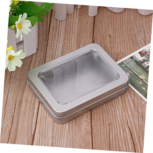 Boîtes de rangement métal avec couvercles rectangulaires pour épices et petits objets x12 - 7
