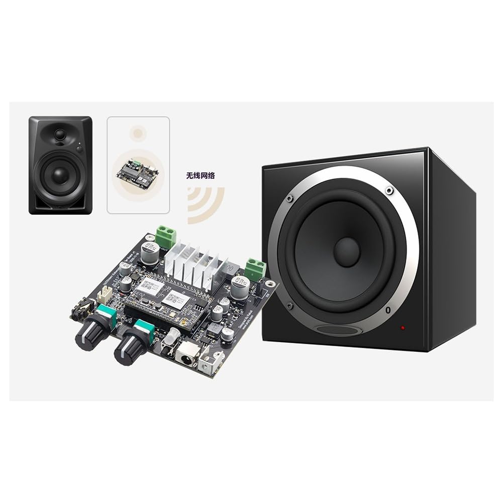 Up2Stream Amp Sub Multiroom Verstärker WiFi Audio Wireless Verstärker Platine 2.1 Kanal Subwoofer Lautsprecher Verstärker
