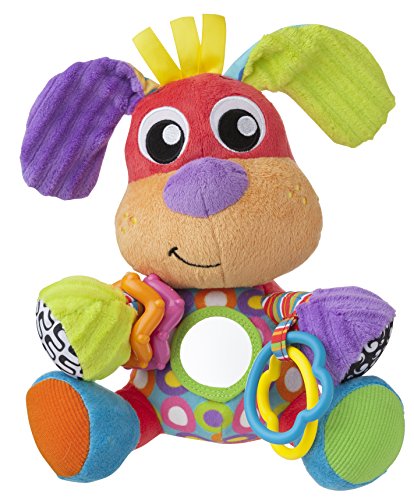 Playgro 0186345 Discovery Friend Puppy for Baby Infant Toddler Children, Playgro is Encouraging Imagination with STEM/STEM for a Bright Future - Great Start for a World of Learning