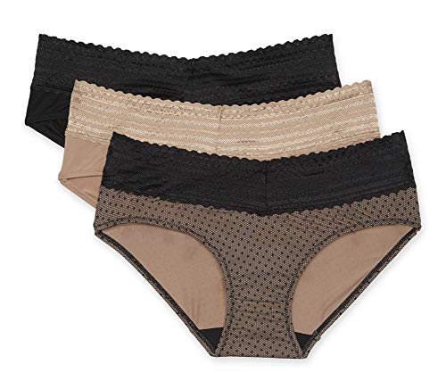 Image of Warner's womens Blissful Benefits No Muffin 3 Pack Hipster Panties