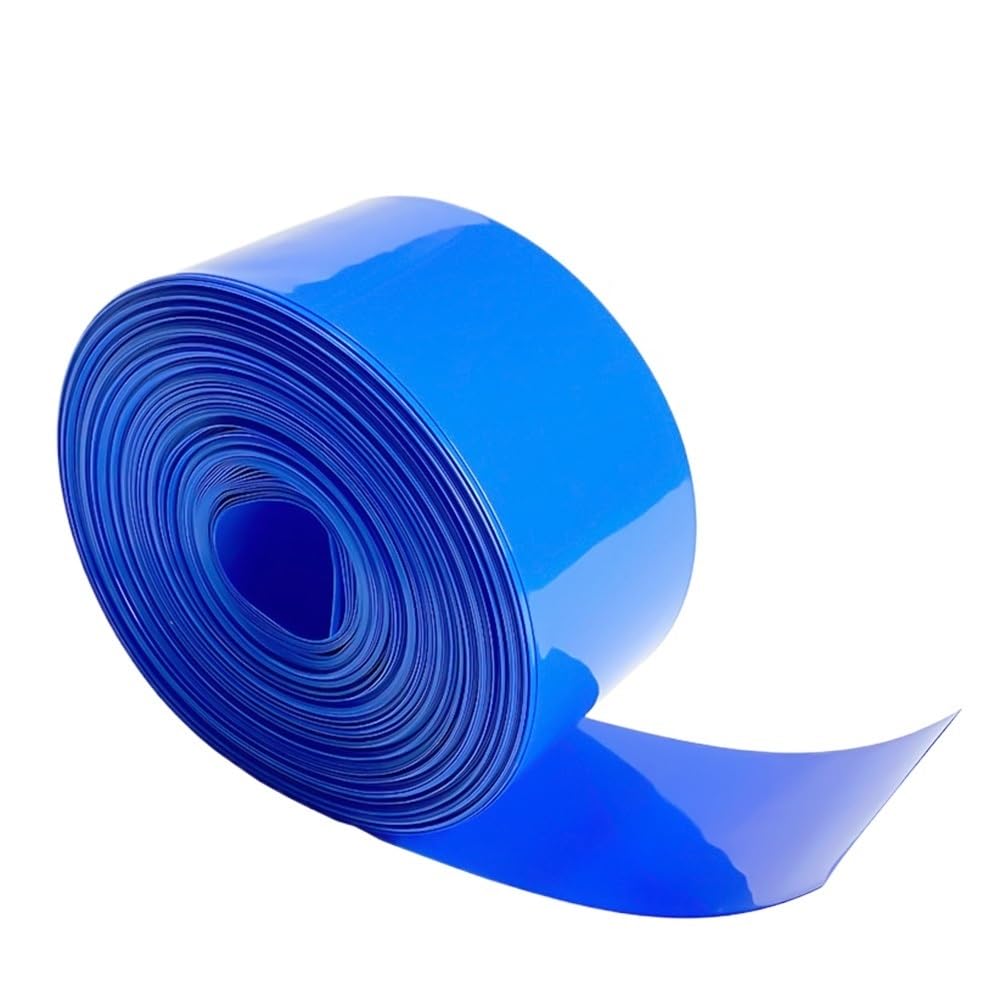 Tubo termorestringente in PVC 1M - Guaina termorestringente blu for 18650 e manicotti for cavi (70-300 mm)(150mm)