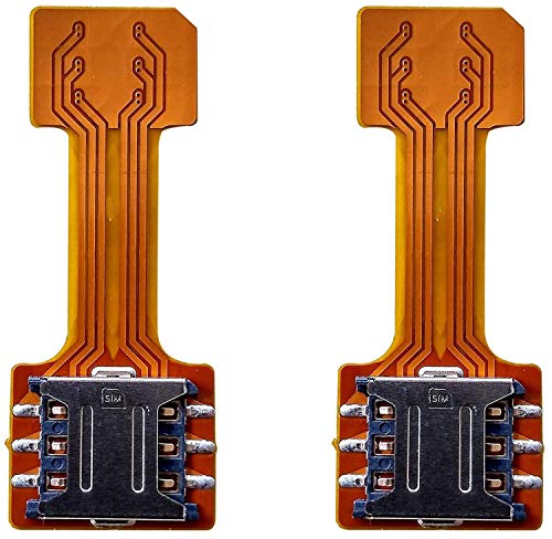 Image of anonymous Hybrid Sim Slot Adapter to Run 2 Sim and Micro SD Card Compatible for Oneplus 3 - Pack of 2