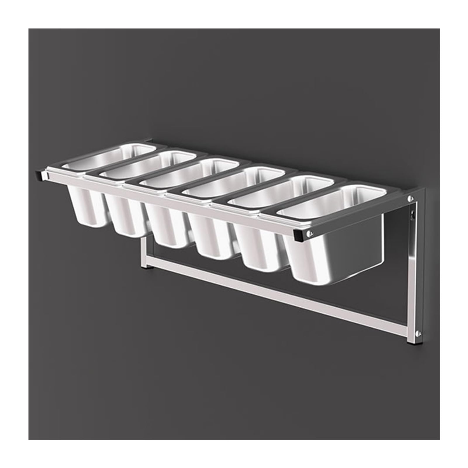 Set di dispenser per spezie da parete, per l'organizzazione della cucina, soluzione elegante e funzionale per conservare erbe, condimenti e spezie, perfetto per cuochi e chef domestici