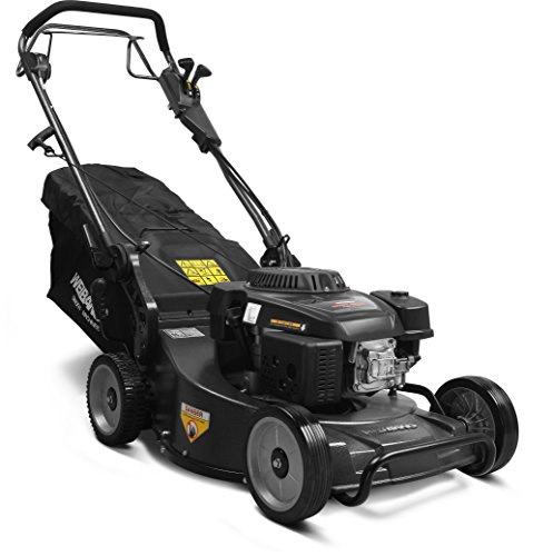 Weibang Cortacésped de gasolina WB 537SC V AL con ancho de corte de 53 cm y 7 posiciones de altura de corte