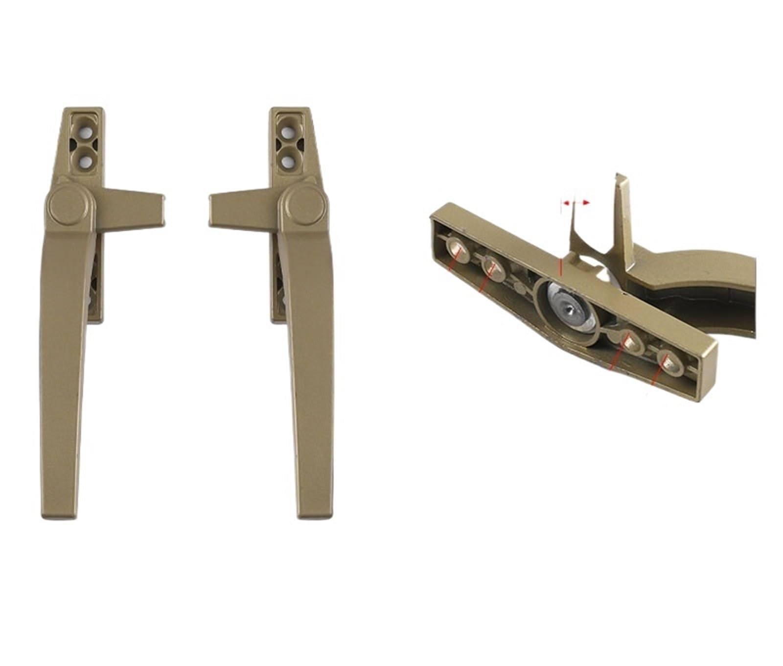 WDWDW Window Handles UPVC Locking,Casement Zinc Alloy Locking Hand Multicolor