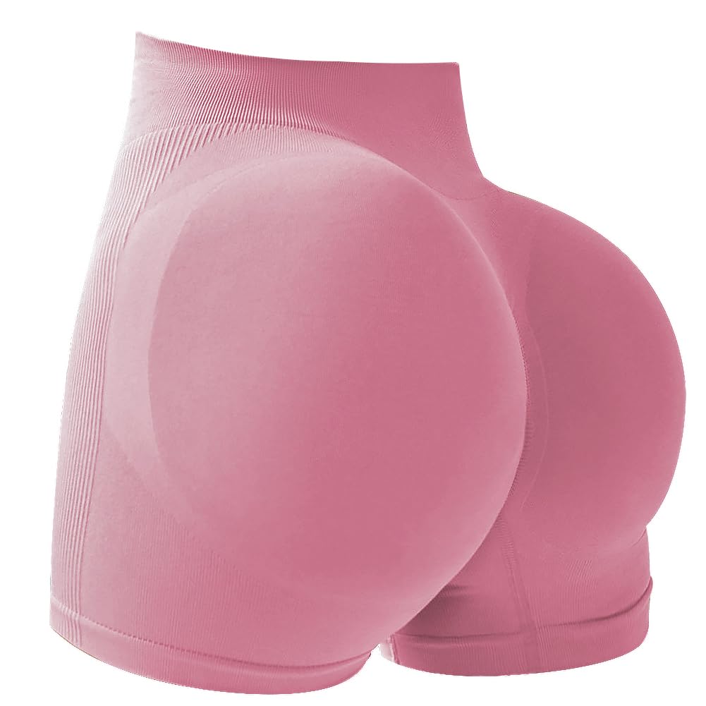DiULi Bragas Levanta Glúteos Mujer, Mallas Push Up, Elásticos Antirozaduras Hotpants, Pantalón Corto Shorts Deportivos de Cintura Alta, Braguitas Embellecer Cadera para Yoga Gimnasio Ciclismo Deportes
