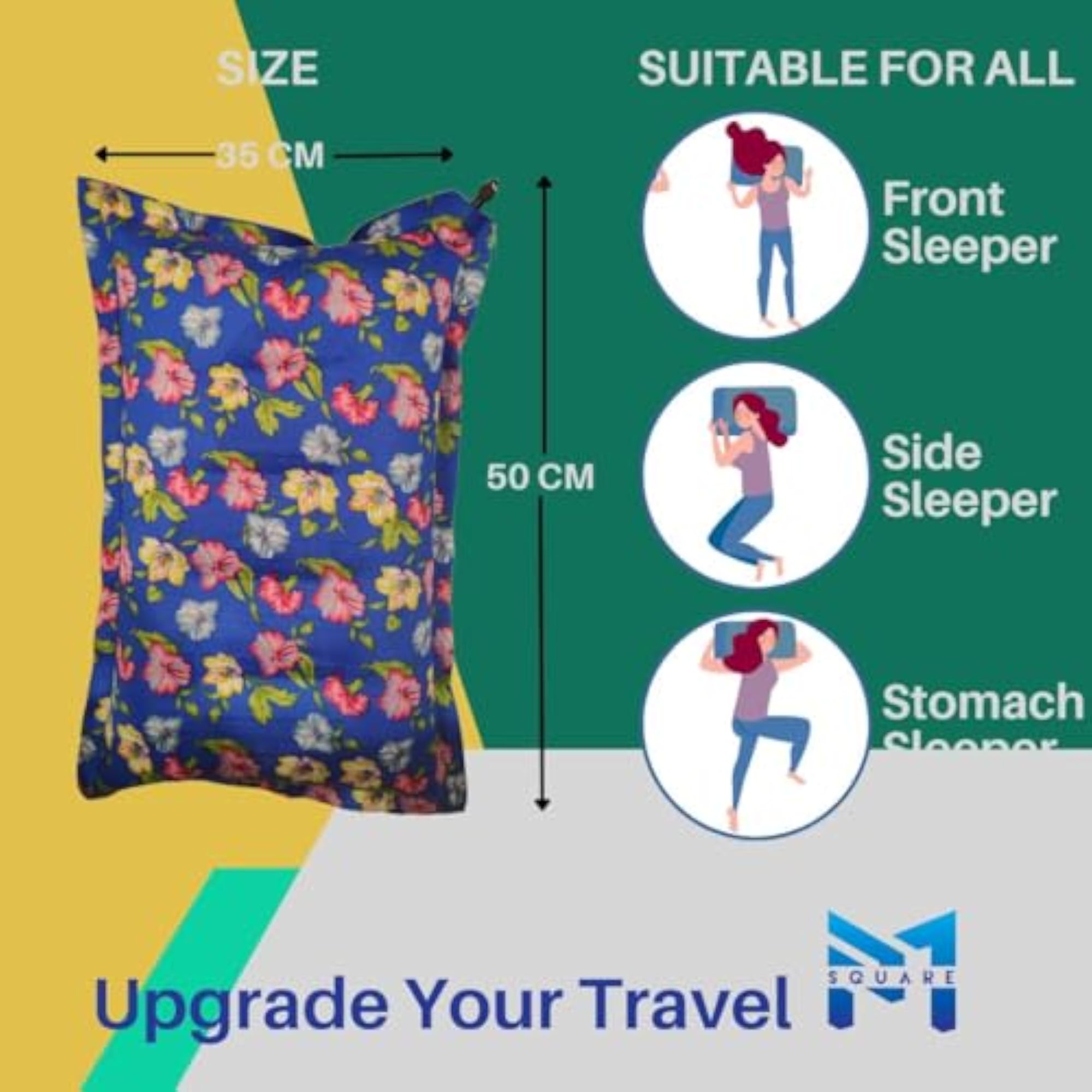 Inflatable Travel Pillow, Lightweight and Portable