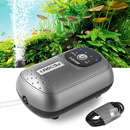 FEDOUR Batterie-Luftpumpe für Aquarien, 1 Steckdose Cover