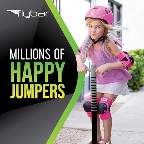 Image of Flybar Maverick Pogo Stick for Kids Ages 5+, 40 to 80 Pounds, Perfect for Beginners, Easy Grip Handles, Anti-Slip Pegs, Outdoor Jumper Toys for Boys & Girls, Outside Toys for Kids