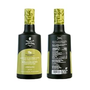 Premium Extra Vierge Olijfolie, Vroege Oogst, Koude Extractie, Arbequina Variëteit, 500 mL – Spaanse Olijfolie