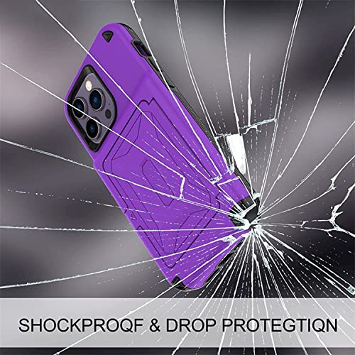 Coque de protection iPhone 14 Plus antichoc violette à miroir - 6