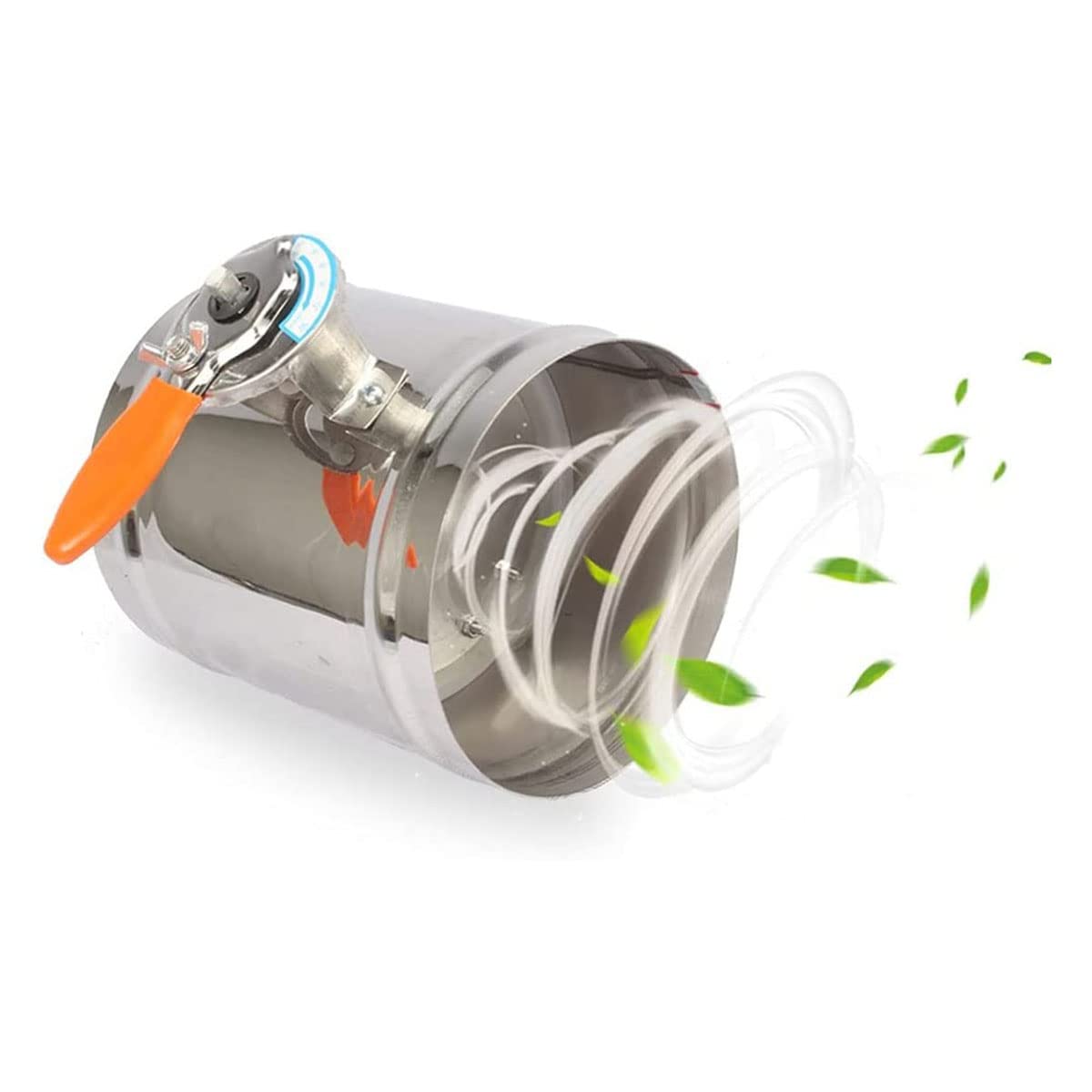 Clapet antiretour manuel en acier inoxydable 201 pour réglage du débit d'air 100mm