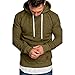 Price comparison product image Moginp Men Sweatshirt Hoodie Autumn Winter Style Jumper Mens Casual Long Sleeve Hooded Pullover Blouse Tracksuits (Army Greem, M)