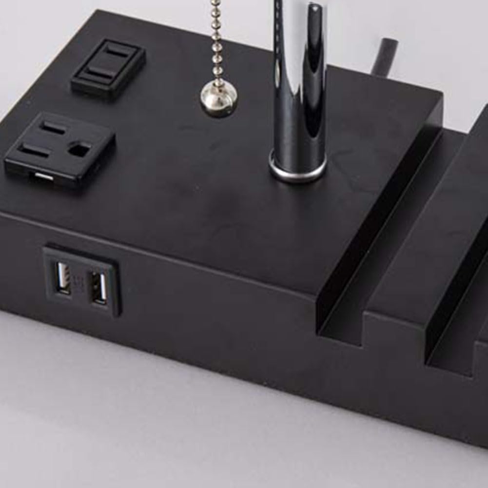 Lampa stołowa z funkcją ładowania, złącze USB A+C, lampki biurkowe, lampki do czytania, abażur lniany, metalowa podstawa, lampki nocne z włącznikiem, sypialnia, salon, biała