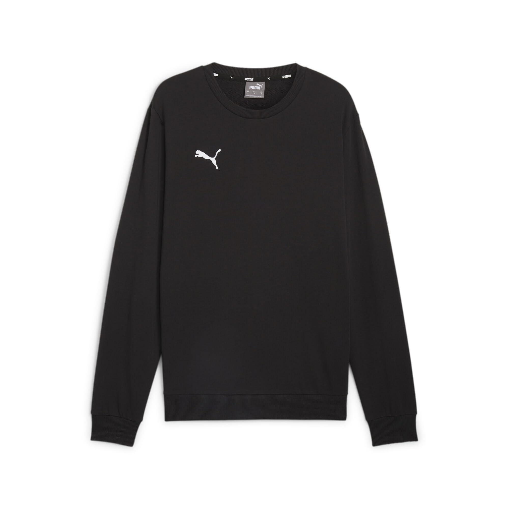 PUMA Mens Teamgoal Casuals Crew Neck Knitted Sweater, Puma Black-puma White, XXL EU