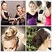 GOLRISEN Accesorios de Peinado Kit, Incluye 10 Donuts para El Pelo, 20...