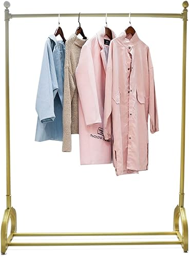 TFCFL Perchero dorado para ropa, resistente para ropa, bolsas de metal para zapatos, organizador de ropa, estantes de almacenamiento, estante Estilo