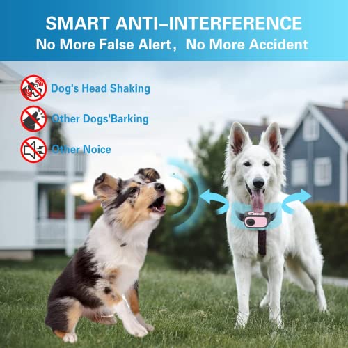 Rechargeable Dog Bark Collar With Beep Vibration And Shock,Anti Barking Collar For Small Medium Large Dogs, Humane Dog Training Device With 5 Adjustable Sensitivity Levels (Pink) #TOP4